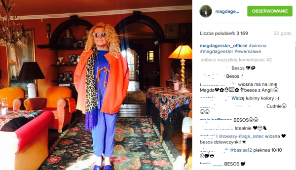 Jak Magda Gessler wita wiosnę?
